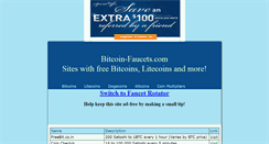 Desktop Screenshot of bitcoin-faucets.com